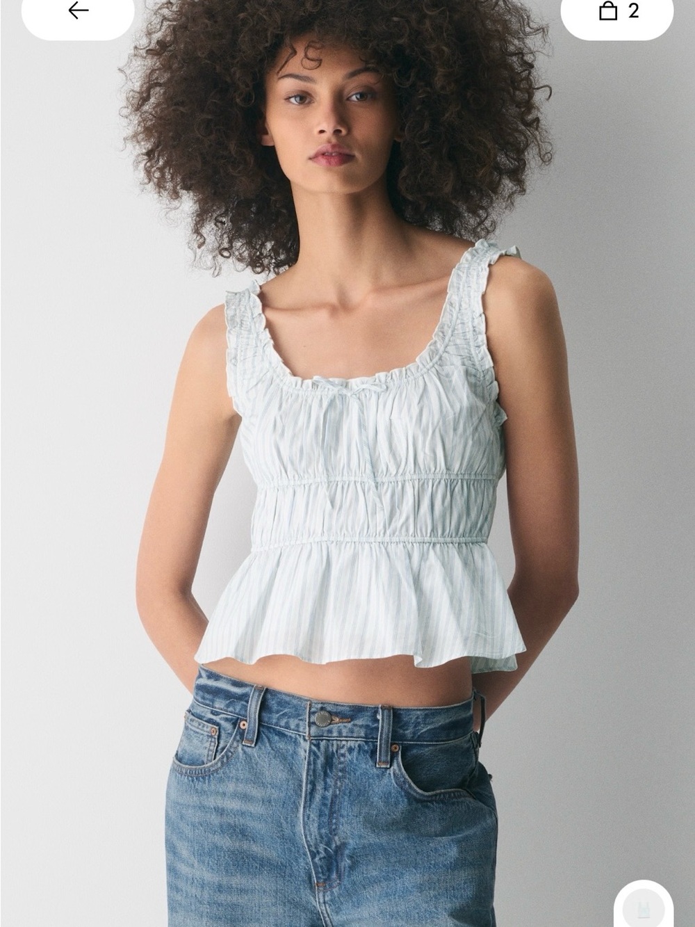 Aririzia Helena Poplin Top